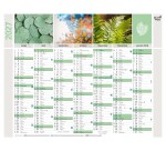Quo Vadis - Calendrier mural - 2027 - Français - Equology - § - 14 mois de décembre à janvier - 43x33,5 cm recyclé