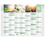 Quo Vadis - Calendrier mural - 2027 - Français - Equology - § - 14 mois de décembre à janvier - 55x40,5 cm recyclé