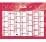 Quo Vadis - Calendrier mural - 2026 - Français - Classic - 14 mois de déc. à janv - 43x33,5 cm - par 10