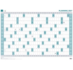 Quo Vadis - Calendrier mural - 2027 - Français - Classic - 12 mois de janvier à décembre - 90x63 cm