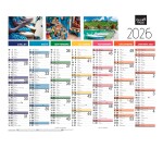 Quo Vadis - Calendrier mural - 2026 - Français - Tradition - Multicolore - 13 mois de janvier à janvier - 43x33,5 cm - par 10