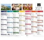 Quo Vadis - Calendrier mural - 2027 - Français - Tradition - Tradition - 13 mois de janvier à janvier - 27x21 cm - par 10
