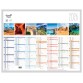 Quo Vadis - Calendrier mural - 2026 - Français - La terre - Multicolore - 13 mois de janvier à janvier - 43x33,5 cm - par 10