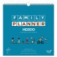 Calendrier Quo Vadis - Spiralé - Français - Family Planner - 12 mois de Sept/Août - 30x30 cm  par 5