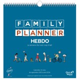 Quo Vadis - Calendrier familial à feuillets - Spiralé - 2025-2026 - Français - Family Planner - 12 mois de septembre à août - 30x30 cm - par 5