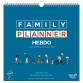 Quo Vadis - Calendrier familial à feuillets - Spiralé - 2025-2026 - Français - Family Planner - 12 mois de septembre à août - 30x30 cm - par 5