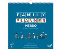 Quo Vadis - Calendrier familial à feuillets - Spiralé - 2026-2027 - Français - Family Planner - 12 mois de septembre à août - 30x30 cm