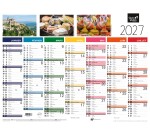 Quo Vadis - Calendrier mural - 2027 - Français - Tradition - Tradition - 13 mois de janvier à janvier - 55x40,5 cm - par 10