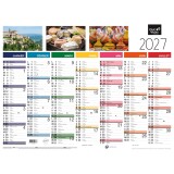 Quo Vadis - Calendrier mural - 2027 - Français - Tradition - Tradition - 13 mois de janvier à janvier - 55x40,5 cm - par 10