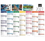 Quo Vadis - Calendrier mural - 2027 - Français - Tradition - Tradition - 13 mois de janvier à janvier - 55x40,5 cm - par 10