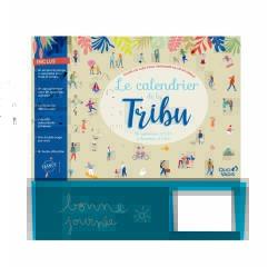 Quo Vadis - Calendrier à feuillets - 2025-2026 - Français - Tribu - 16 mois de septembre à décembre - 32x30 cm - par 5