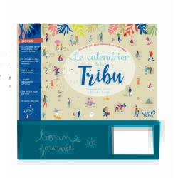 Quo Vadis - Calendrier à feuillets - 2025-2026 - Français - Tribu - 16 mois de septembre à décembre - 32x30 cm - par 5