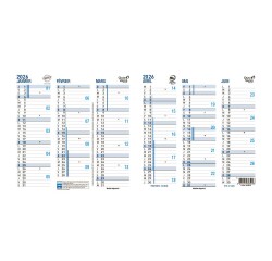 Quo Vadis - Calendrier origami - 2026 - Français - Classic - 12 mois de janv à déc. - 26x13 cm - par 10