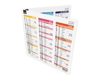 Quo Vadis - Calendrier origami - 2026 - Français - Arc en ciel - Multicolore - 12 mois de janv à déc. - 26x13 cm - par 10