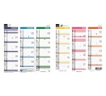 Quo Vadis - Calendrier origami - 2027 - Français - Arc en ciel - Arc-en-ciel - 12 mois de janvier à décembre - 26x13 cm - par 10