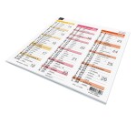 Quo Vadis - Calendrier origami - 2026 - Français - Arc en ciel - Multicolore - 12 mois de janv à déc. - 36x18 cm - par 10