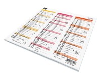 Quo Vadis - Calendrier origami - 2026 - Français - Arc en ciel - Multicolore - 12 mois de janv à déc. - 36x18 cm - par 10