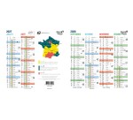 Quo Vadis - Calendrier origami - 2026-2027 - Français - Classic - 12 mois de septembre à août - 36x18 cm - par 10