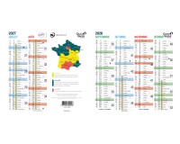 Quo Vadis - Calendrier origami - 2026-2027 - Français - Classic - 12 mois de septembre à août - 36x18 cm - par 10