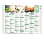 Quo Vadis - Calendrier mural - 2027 - Français - Equology - § - 14 mois de décembre à janvier - 18x13,5 cm recyclé