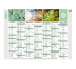 Quo Vadis - Calendrier mural - 2027 - Français - Equology - § - 14 mois de décembre à janvier - 18x13,5 cm recyclé