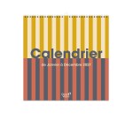 Quo Vadis - Calendrier à feuillets - Spiralé - 2027 - Français - Eterny - Graphic - 12 mois de janvier à décembre - 30x30 cm