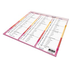 Quo Vadis - Calendrier origami - 2026 - Français - Fantaisie - Multicolore - 12 mois de janv à déc. - 36x18 cm - par 10