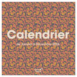 Quo Vadis - Calendrier à feuillets - Spiralé - 2026 - Français - Eterny - Multicolore - 12 mois de janv à déc. - 30x30 cm - par 5