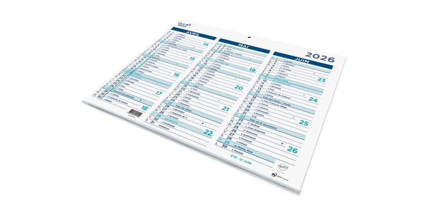 Quo Vadis - Calendrier origami - 2026 - Français - 12 mois de janv à déc. - 43x35 cm - par 10