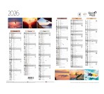 Quo Vadis - Calendrier éphéméride - 2026 - Français - Fantaisie - Multicolore - 12 mois de janv à déc. - 43x33,5 cm - par 10