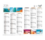 Quo Vadis - Calendrier éphéméride - 2026 - Français - Fantaisie - Multicolore - 12 mois de janv à déc. - 43x33,5 cm - par 10