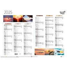 Calendrier Fantaisie Quo Vadis - Français - Fantaisie - 12 mois de Janv/Déc - 55x40,5 cm par 10 - Sport