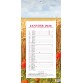 Quo Vadis - Bloc mensuel - 2026 - Français - Fantaisie - Multicolore - 12 mois de janv à déc. - 16x33,5 cm - par 10