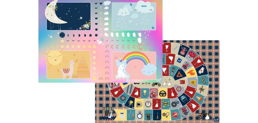 Quo Vadis - Sous-main - Louise & Arthur - 55 x 37 cm - par 5