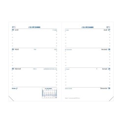 Quo Vadis - Recharge Agenda - 2026 - Sapa X - Semainier Horizontal - Français - 12 mois de janv à déc. - 10x15 cm