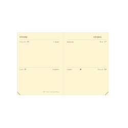 Quo Vadis - Recharge Agenda - 2026 - Mini 2 Days Prestige - 2 jours par page - Français - 12 mois de janv à déc. - 7x10 cm