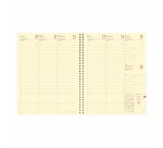Quo Vadis - Agenda - Spiralé avec répertoire - 2027 - Manager S Prestige - Semainier Planning - Français - Impala - Noir - 12 mois et 1/2 de mi-décembre à décembre - 21x27 cm