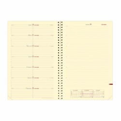 Quo Vadis - Recharge Agenda - Spiralé - 2026 - Note 24 S Prestige - Semainier Notes - Français - 12 mois et 1/2 de mi-décembre à décembre - 16x24 cm