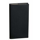 Quo Vadis - Agenda - Spiralé avec répertoire - 2027 - Planorizon S Prestige - Semainier Horizontal - Français - Impala - Noir - 12 mois et 1/2 de mi-décembre à décembre - 8,8x17 cm