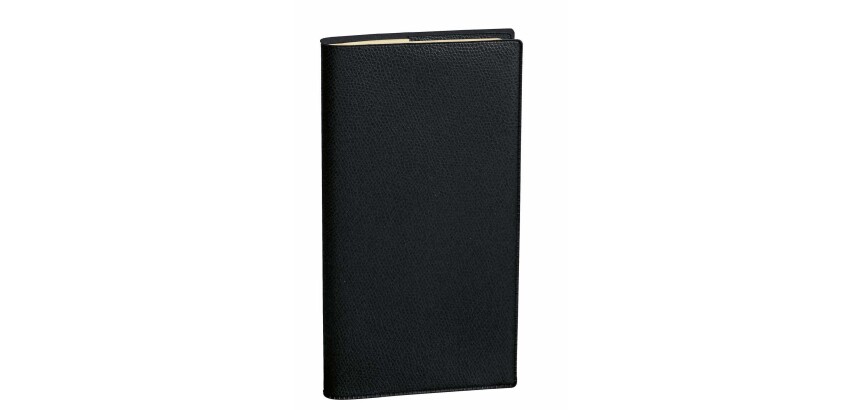Quo Vadis - Agenda - Spiralé avec répertoire - 2027 - Planorizon S Prestige - Semainier Horizontal - Français - Impala - Noir - 12 mois et 1/2 de mi-décembre à décembre - 8,8x17 cm