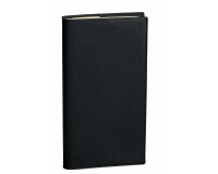 Quo Vadis - Agenda - Spiralé - 2027 - Planorizon S Prestige - Semainier Horizontal - Français - Impala - Noir - 12 mois et 1/2 de mi-décembre à décembre - 8,8x17 cm