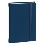 Quo Vadis - Agenda - 2027 - Daily 24 Prestige - Journalier - Multilingue - Silk - Bleu marine - 12 mois de janvier à décembre - 16x24 cm Papier Clairefontaine ivoire
