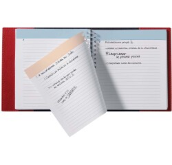 Quo Vadis - Recharge Fiches de notes - Spiralé - FICHE NOTES TIME LIFE MEDIUM - 16x16 cm