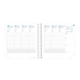 Quo Vadis - Recharge Agenda - Spiralé - 2026 - Time & Life Medium - Semainier Planning - Français - 13 mois de déc. à déc. - 16x16 cm