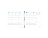 Quo Vadis - Recharge Agenda - Spiralé - 2026 - Time & Life Medium - Semainier Planning - Français - 13 mois de déc. à déc. - 16x16 cm