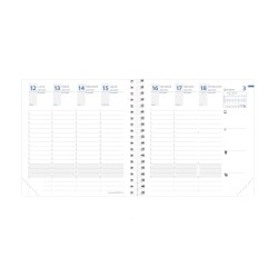 Quo Vadis - Recharge Agenda - Spiralé - 2027 - Time & Life Medium - Semainier Planning - Français - 13 mois de décembre à décembre - 16x16 cm