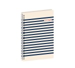 Quo Vadis - Agenda année scolaire - Spiralé - 2026-2027 - Ministre S Septembre - Semainier Planning - Français - Egeo - Marinière - 13 mois de août à août - 16x24 cm