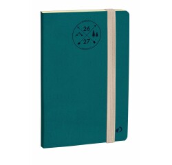 Quo Vadis - Agenda 16 mois - 2026-2027 - Horizontal 15 SD Prestige - Semainier Horizontal - Multilingue - Everest - Vert - 16 mois de septembre à décembre - 10x15 cm