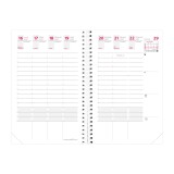 Quo Vadis - Recharge Agenda année scolaire - Spiralé - 2025-2026 - Time & Life Pocket - Semainier Planning - Français - 13 mois de août à août - 10x15 cm