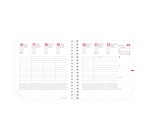 Quo Vadis - Recharge Agenda année scolaire - Spiralé - 2025-2026 - Time & Life Medium - Semainier Planning - Français - 13 mois de août à août - 16x16 cm